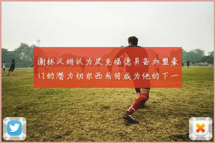 谢林汉姆认为皮克福德具备加盟豪门的潜力切尔西或将成为他的下一个选择